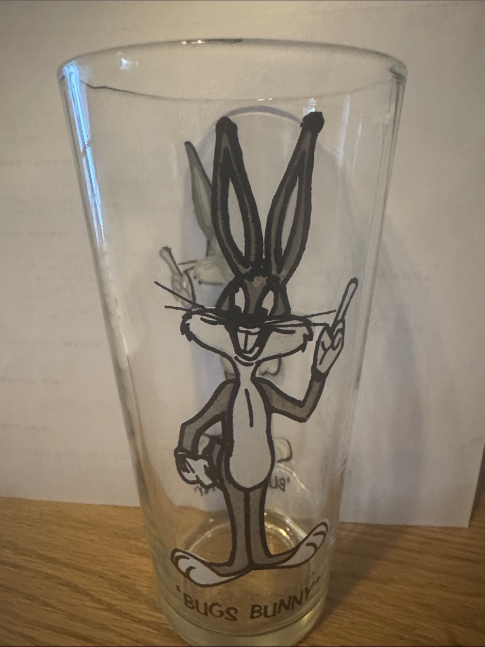 Vintage Pepsi collectors glasses. Tweety & Bugs Bunny Cartoon - Picture 2 of 4